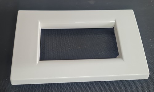 Placca bianca per serie living - bianca,